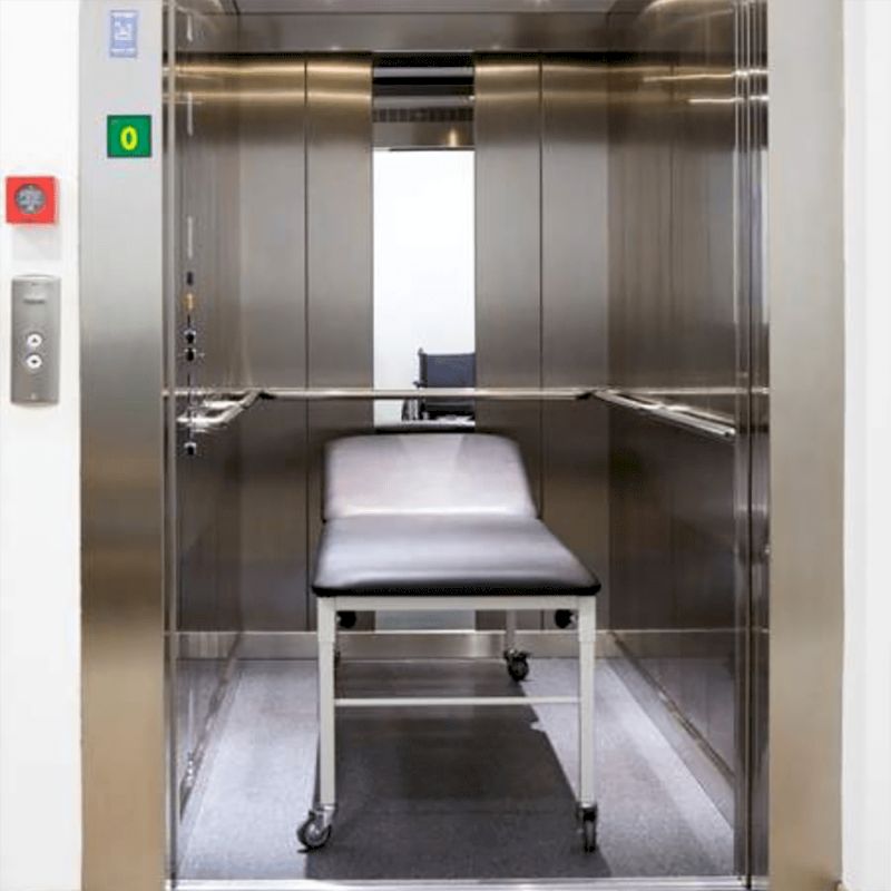 Thông số kỹ thuật và kích thước thang máy bệnh viện