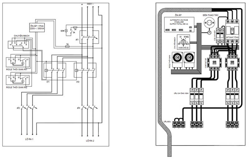Bản vẽ sơ đồ điện thang máy