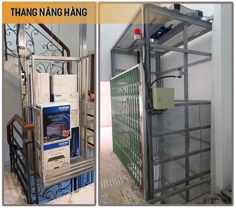 Thang nâng hàng 1000kg- Thông số kỹ thuật và ưu điểm