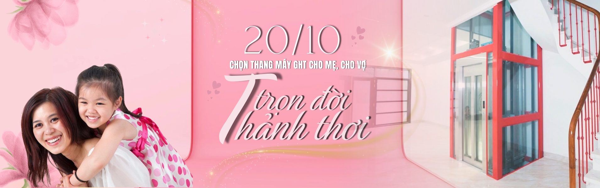 tri ân 20/10 thang máy GHT